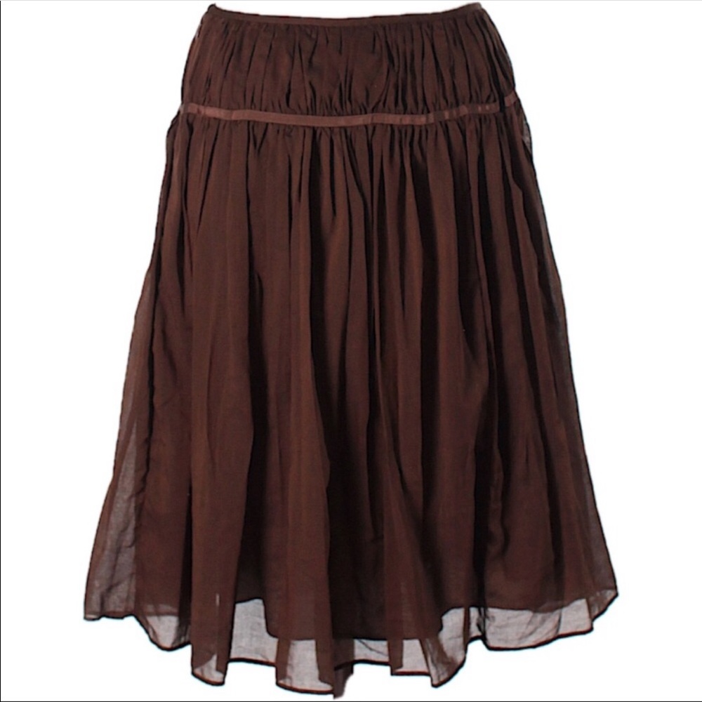BANANA REPUBLIC | CASUAL BOHO SKIRT | BROWN | 
2
